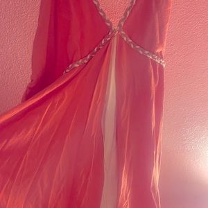 Summer halter peach cream soft cotton super cute with jeans or over swimsuit